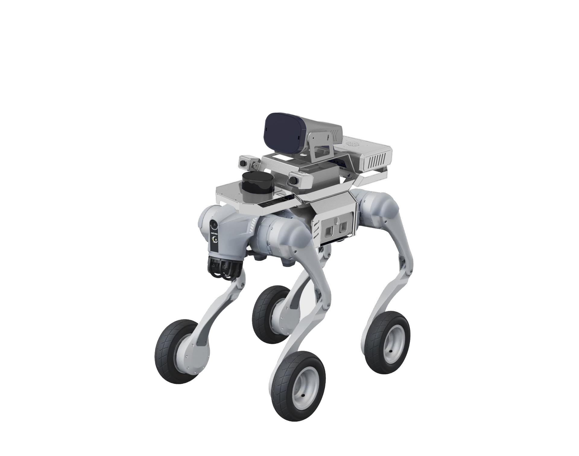 電磁網(wǎng)捕輪式機(jī)器狗